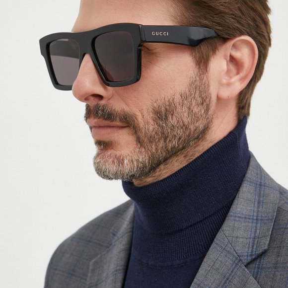 FINAL PRICE NEW GUCCI GG0962S 005 BLACK/GREY SUNGLASSES - Picture 1 of 12